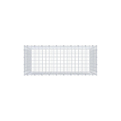 Schanskorf 100 cm x 70 cm x 40 cm (L x H x D), maaswijdte 5 x 5 cm, spiraalring