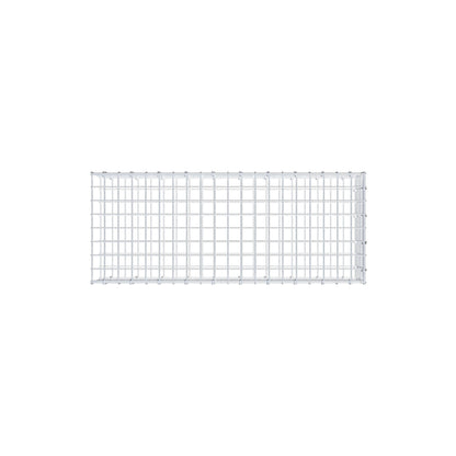 Type 2 oplegkorf 100 cm x 20 cm x 40 cm (L x H x D), maaswijdte 5 cm x 5 cm, C-ring