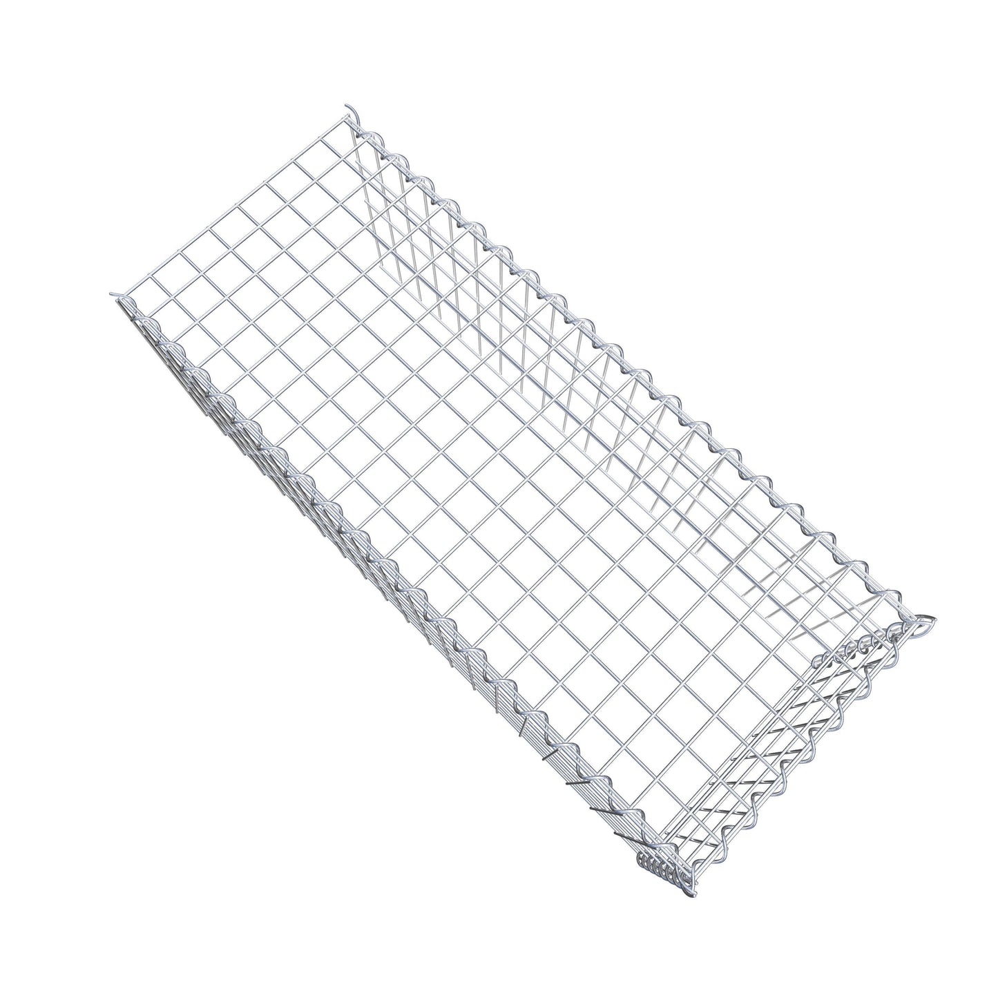 Gavión complementario tipo 4 100 cm x 40 cm x 40 cm (L x A x P), malla 5 cm x 10 cm, espiral