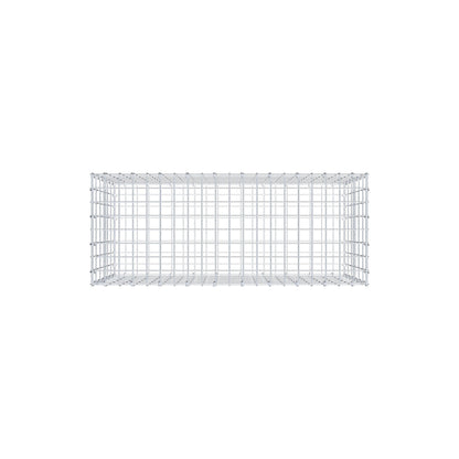 Gabion 100 cm x 60 cm x 40 cm (L x H x D), maskestørrelse 5 cm x 10 cm, C-ring