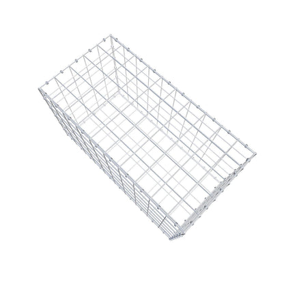 Gabion 100 cm x 60 cm x 50 cm (L x H x D), mesh size 10 x 10 cm, spiral ring