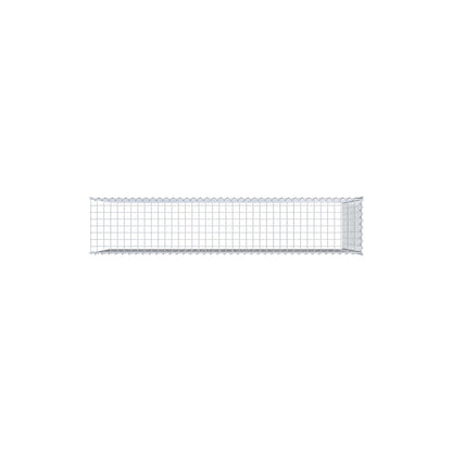 Gabion rapporté type 4 200 cm x 100 cm x 40 cm (L x H x P), mailles 5 cm x 5 cm, spirale
