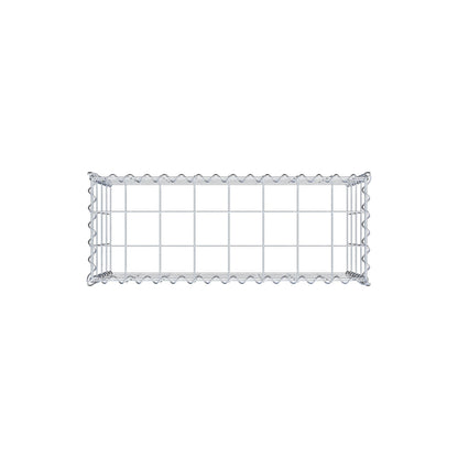 Gavión adicional tipo 3 80 cm x 40 cm x 30 cm (L x A x P), malla 10 cm x 10 cm, en espiral