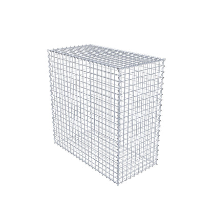 Gabione 100 cm x 100 cm x 50 cm (L x H x T), Maschenweite 5 cm x 5 cm, Spirale
