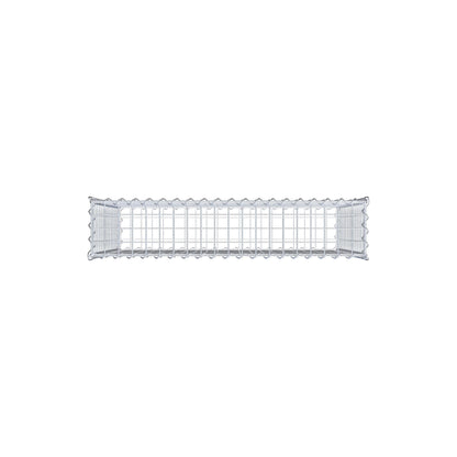 Gabione 100 cm x 80 cm x 20 cm (L x H x T), Maschenweite 5 cm x 5 cm, Spirale