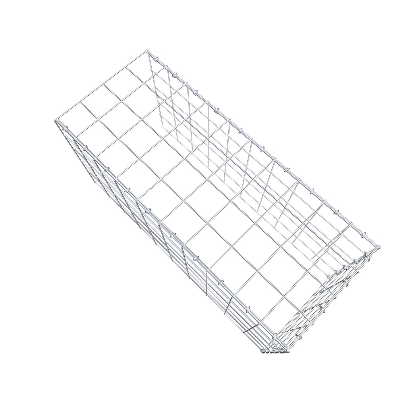 Anbaugabione Typ 4 100 cm x 50 cm x 40 cm (L x H x T), Maschenweite 10 cm x 10 cm, C-Ring