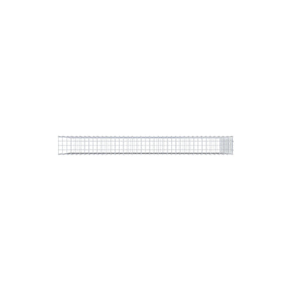 Anbaugabione Typ 2 200 cm x 100 cm x 20 cm (L x H x T), Maschenweite 5 cm x 5 cm, C-Ring