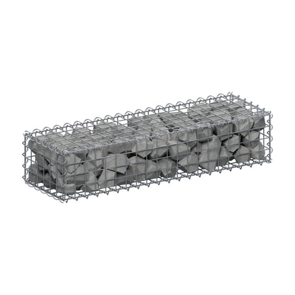 Gabion 100 cm x 20 cm x 30 cm (L x H x P), mailles 5 cm x 5 cm, spirale