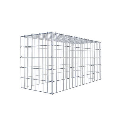 Anbaugabione Typ 3 100 cm x 50 cm x 40 cm (L x H x T), Maschenweite 5 cm x 10 cm, C-Ring