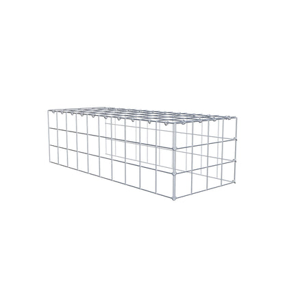 Anbaugabione Typ 4 100 cm x 30 cm x 40 cm (L x H x T), Maschenweite 10 cm x 10 cm, C-Ring