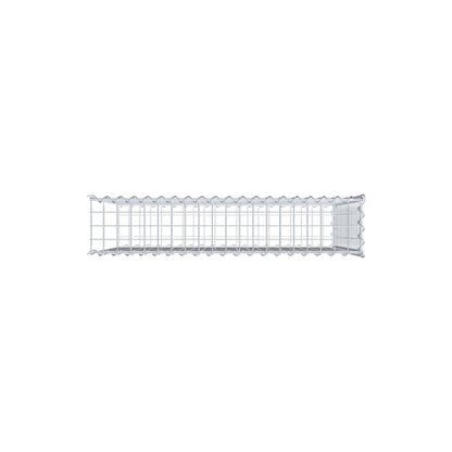 Gabion rapporté type 2 100 cm x 80 cm x 20 cm (L x H x P), mailles 5 cm x 5 cm, spirale