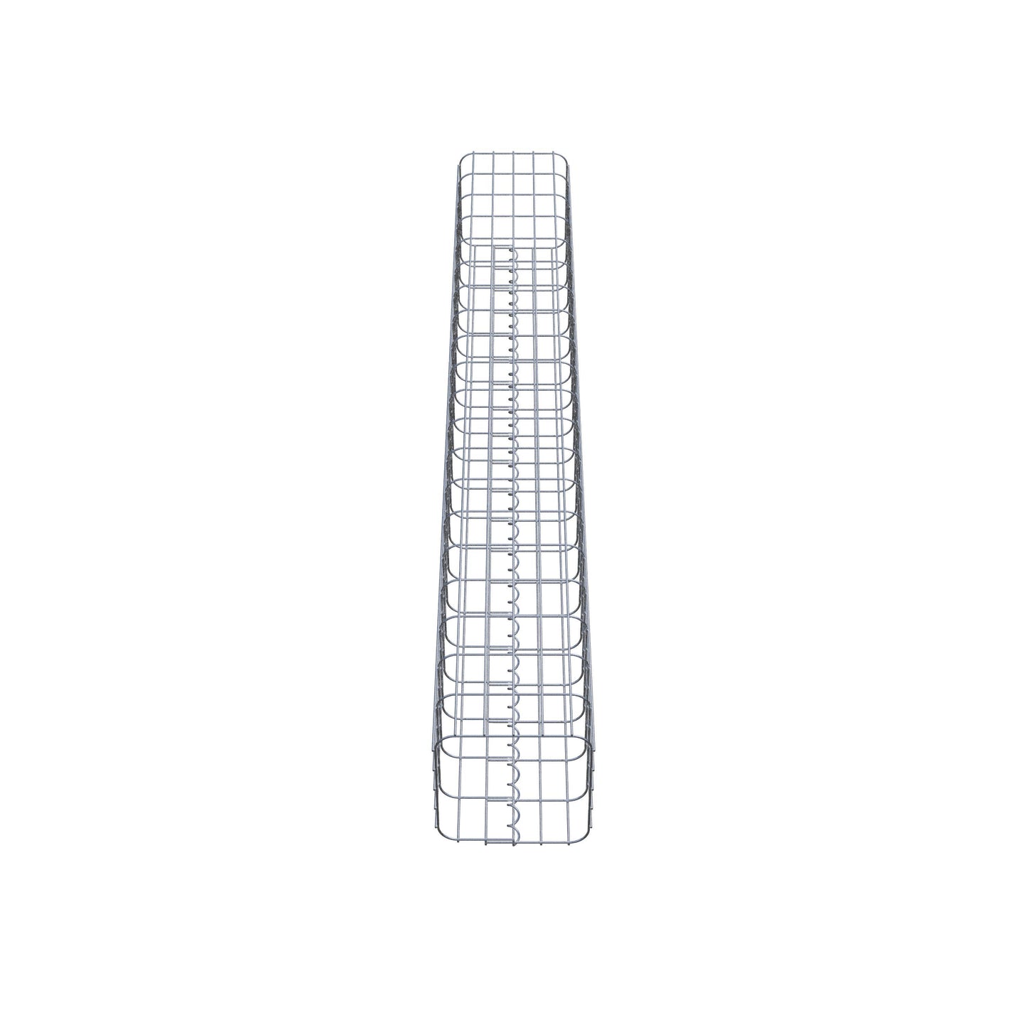 Colonne en gabion 200 x 27 x 27 cm – Structure préfabriquée en acier galvanisé – Qualité GABIONA® Made in Germany