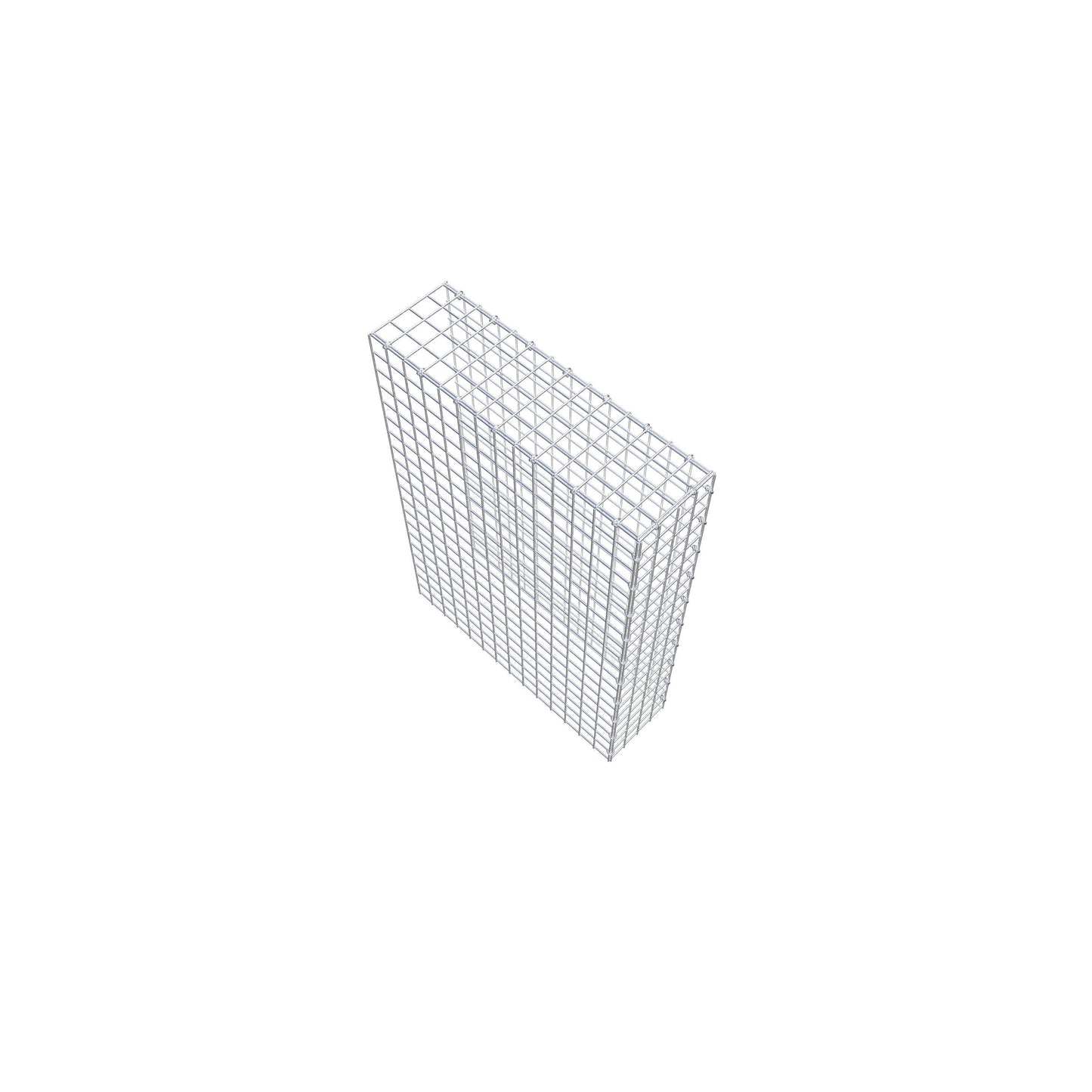 Monteret gabion type 4 100 cm x 70 cm x 20 cm (L x H x D), maskestørrelse 5 cm x 5 cm, C-ring