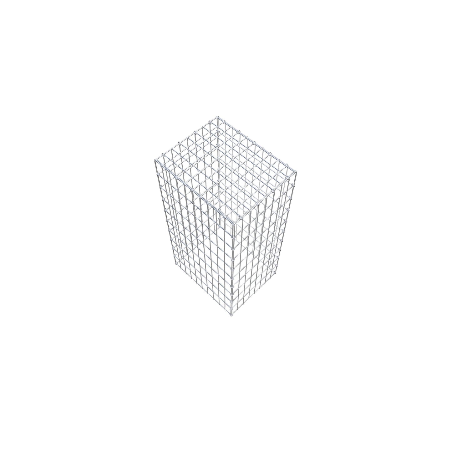 Anbaugabione Typ 3 100 cm x 50 cm x 40 cm (L x H x T), Maschenweite 5 cm x 10 cm, C-Ring