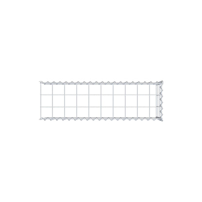 Gabion rapporté type 4 100 cm x 30 cm x 30 cm (L x H x P), mailles 10 cm x 10 cm, spirale
