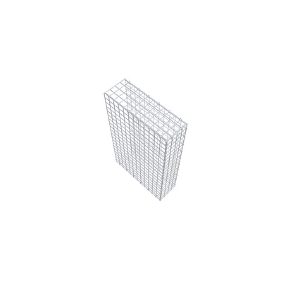 Gavión adicional tipo 2 100 cm x 60 cm x 20 cm (L x A x P), malla 5 cm x 5 cm, anillo en C