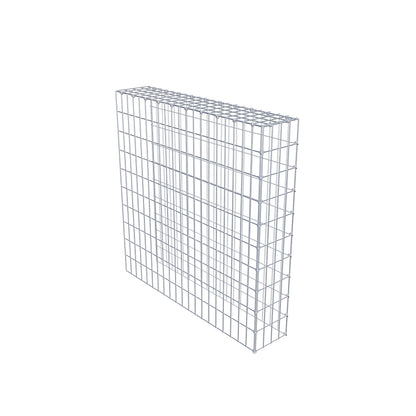 Gavión adicional tipo 4 100 cm x 100 cm x 20 cm (L x A x P), malla 5 cm x 10 cm, anillo en C