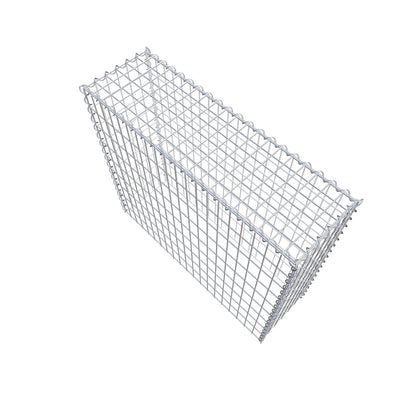 Anbaugabione Typ 3 100 cm x 90 cm x 30 cm (L x H x T), Maschenweite 5 cm x 10 cm, Spirale