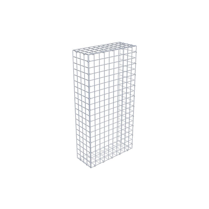 Anbaugabione Typ 2 100 cm x 20 cm x 50 cm (L x H x T), Maschenweite 5 cm x 5 cm, C-Ring