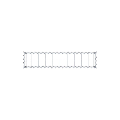 Anbaugabione Typ 3 100 cm x 20 cm x 20 cm (L x H x T), Maschenweite 10 cm x 10 cm, Spirale