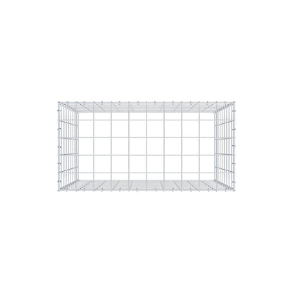 Anbaugabione Typ 3 100 cm x 90 cm x 50 cm (L x H x T), Maschenweite 10 cm x 10 cm, C-Ring