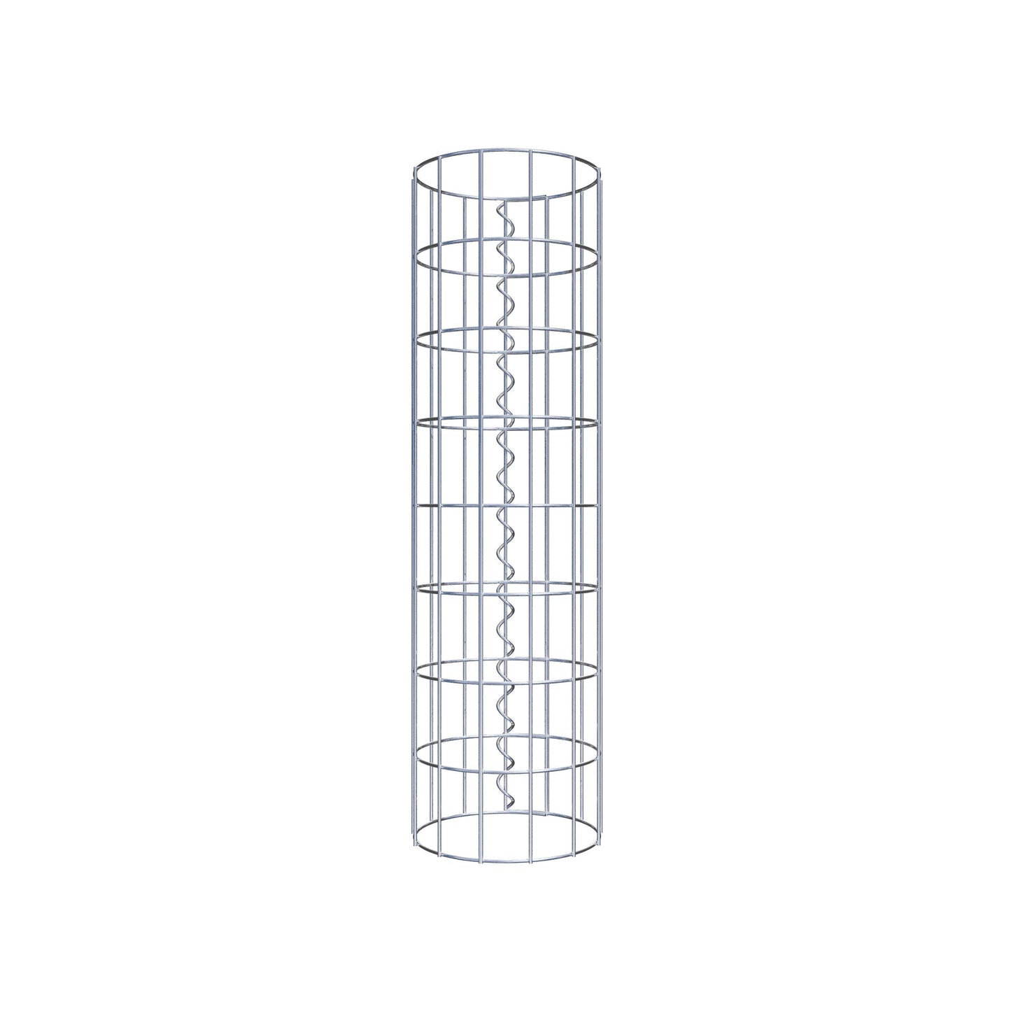 Gabionensäule rund 22 cm Durchmesser, 80 cm Höhe, Maschenweite 5 cm x 10 cm
