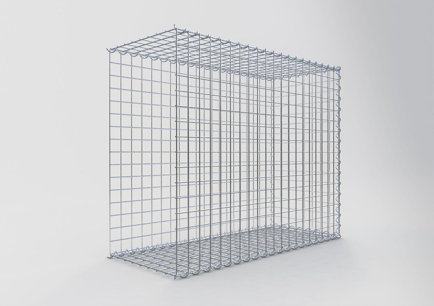 Gavión complementario tipo 2 100 cm x 80 cm x 40 cm (L x A x P), malla 5 cm x 5 cm, espiral