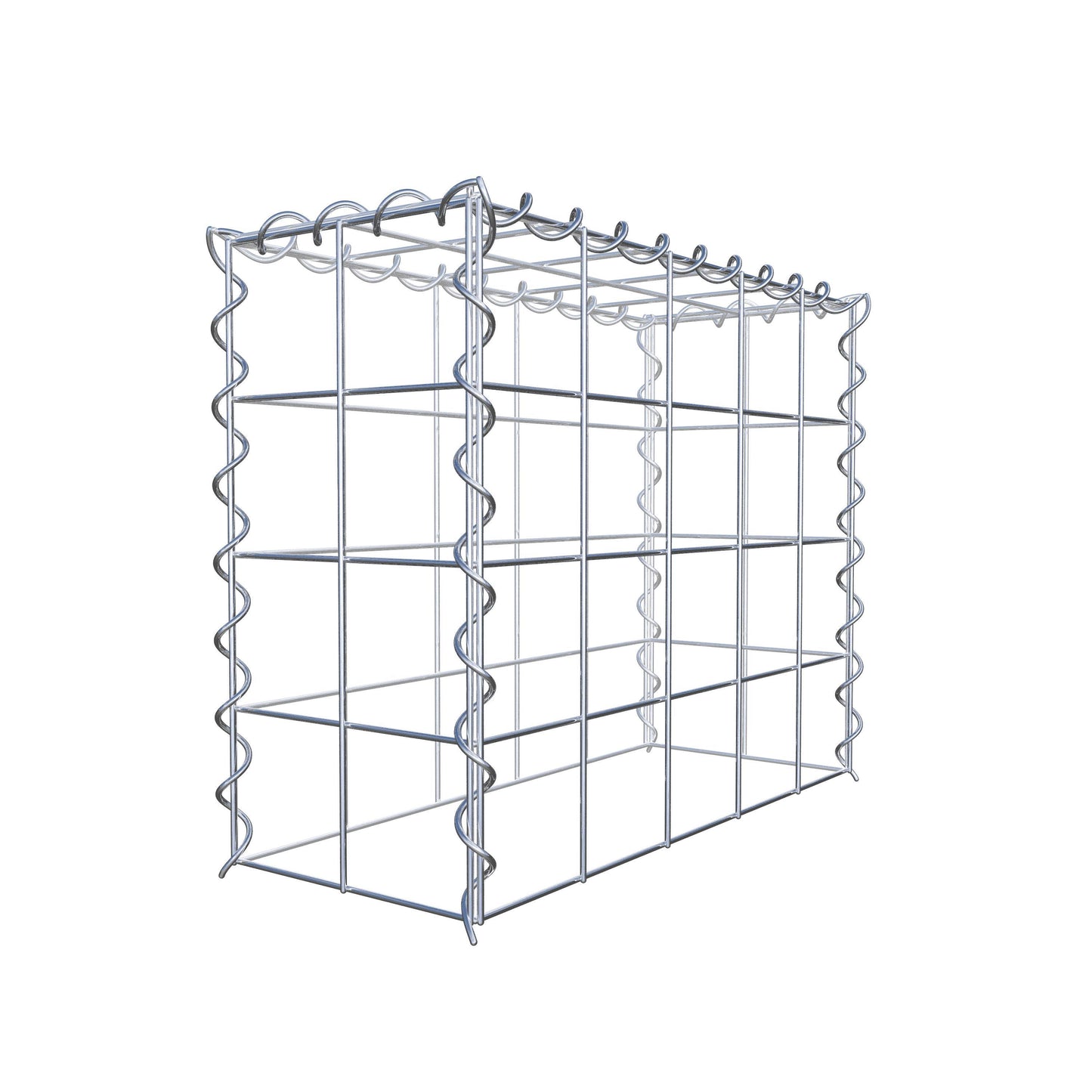 Anbaugabione Typ 3 50 cm x 40 cm x 20 cm (L x H x T), Maschenweite 10 cm x 10 cm, Spirale