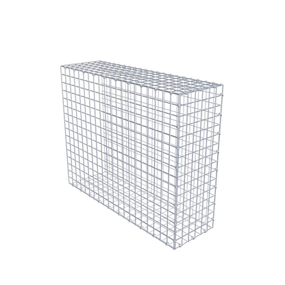 Gavión complementario de tipo 2 100 cm x 80 cm x 30 cm (largo x alto x fondo), malla 5 cm x 5 cm, anillo en C