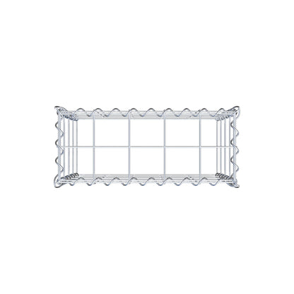 Anbaugabione Typ 3 50 cm x 40 cm x 20 cm (L x H x T), Maschenweite 10 cm x 10 cm, Spirale