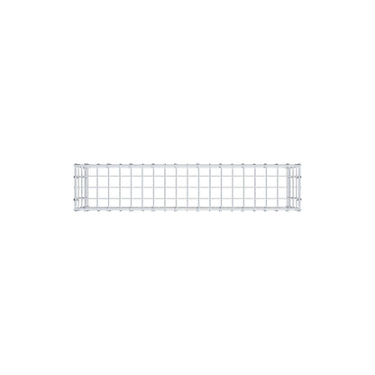 Gabbione aggiuntivo di tipo 3 100 cm x 40 cm x 20 cm (L x H x P), maglia 5 cm x 10 cm, anello a C