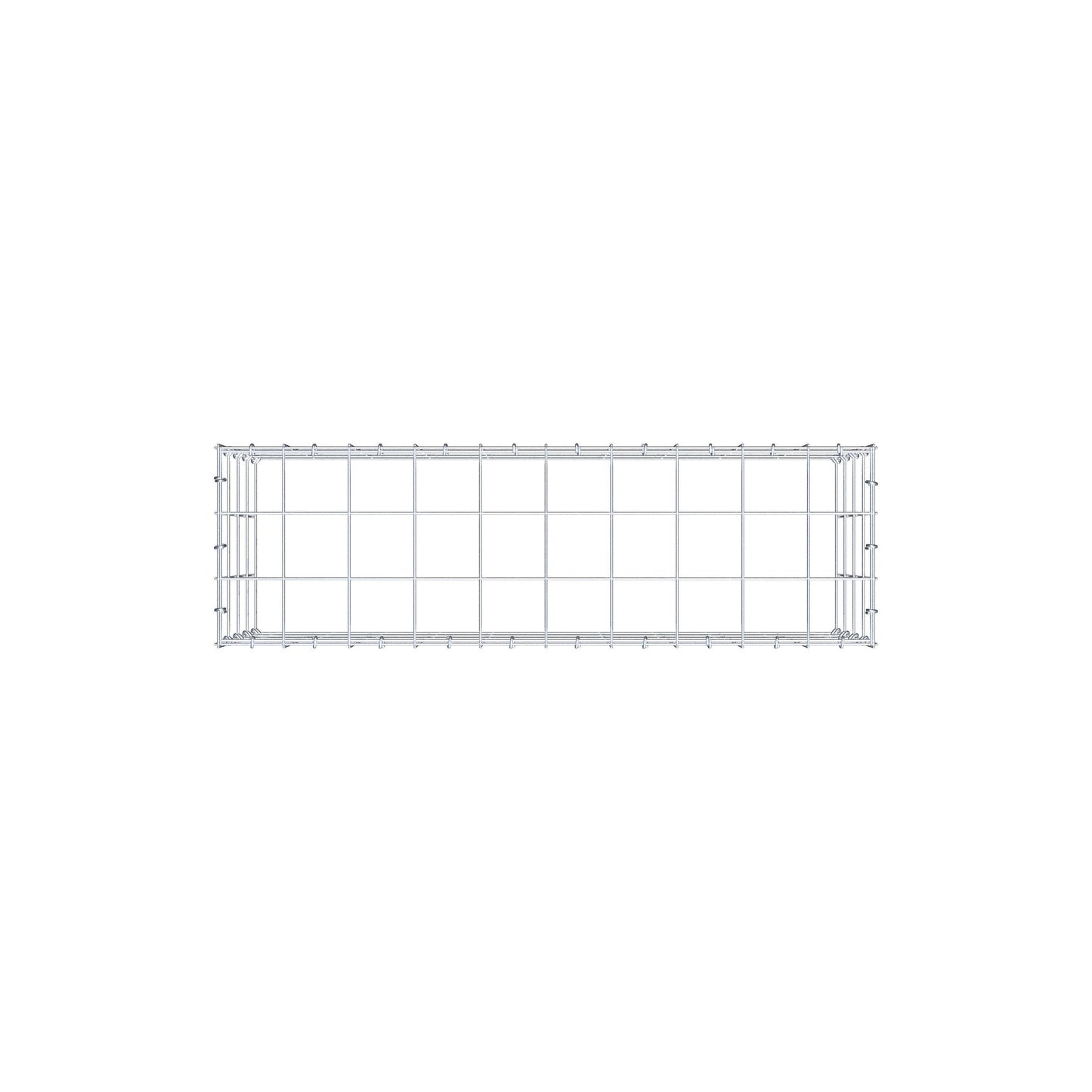 Gabbione aggiuntivo di tipo 3 100 cm x 40 cm x 30 cm (L x H x P), maglia 10 cm x 10 cm, anello a C