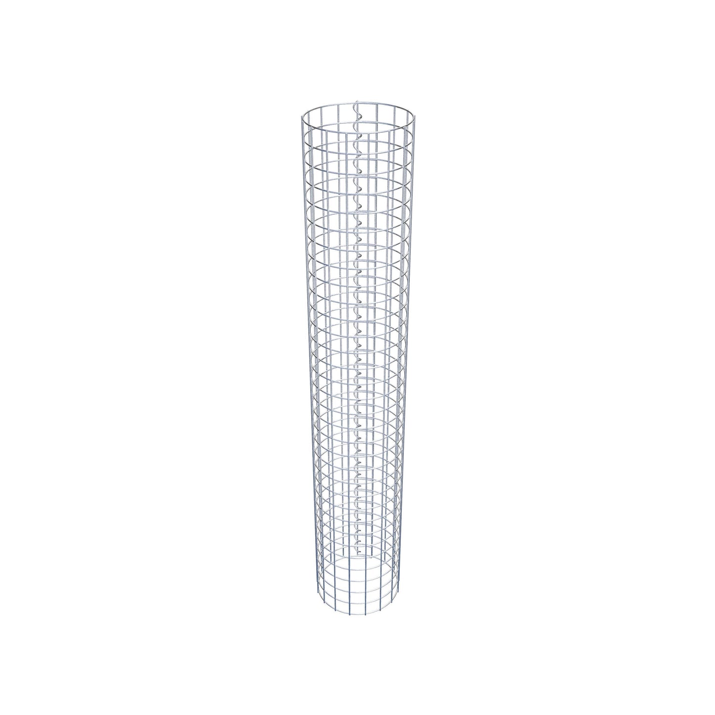 Gabionensäule rund 27 cm Durchmesser, 160 cm Höhe, Maschenweite 5 cm x 5 cm