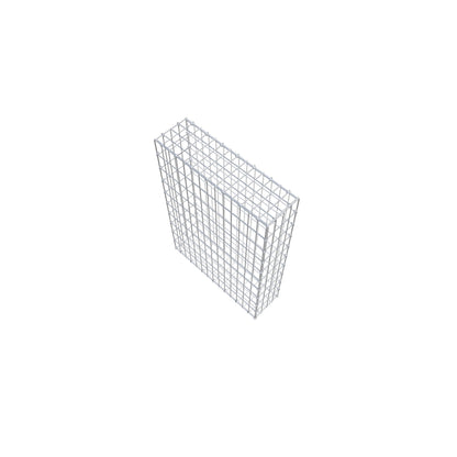 Gabion 100 cm x 70 cm x 20 cm (L x H x P), mailles 5 cm x 10 cm, anneau en C