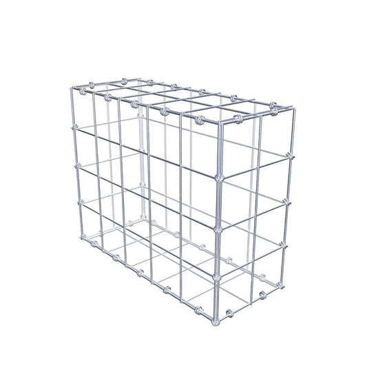 Gabion 50 cm x 40 cm x 20 cm (L x H x D), mesh size 10 x 10 cm, spiral ring
