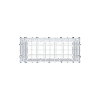 Schanskorf 50 cm x 50 cm x 20 cm (L x H x D), maaswijdte 5 x 5 cm, spiraalring