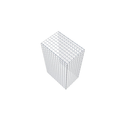Anbaugabione Typ 4 100 cm x 60 cm x 40 cm (L x H x T), Maschenweite 5 cm x 5 cm, C-Ring