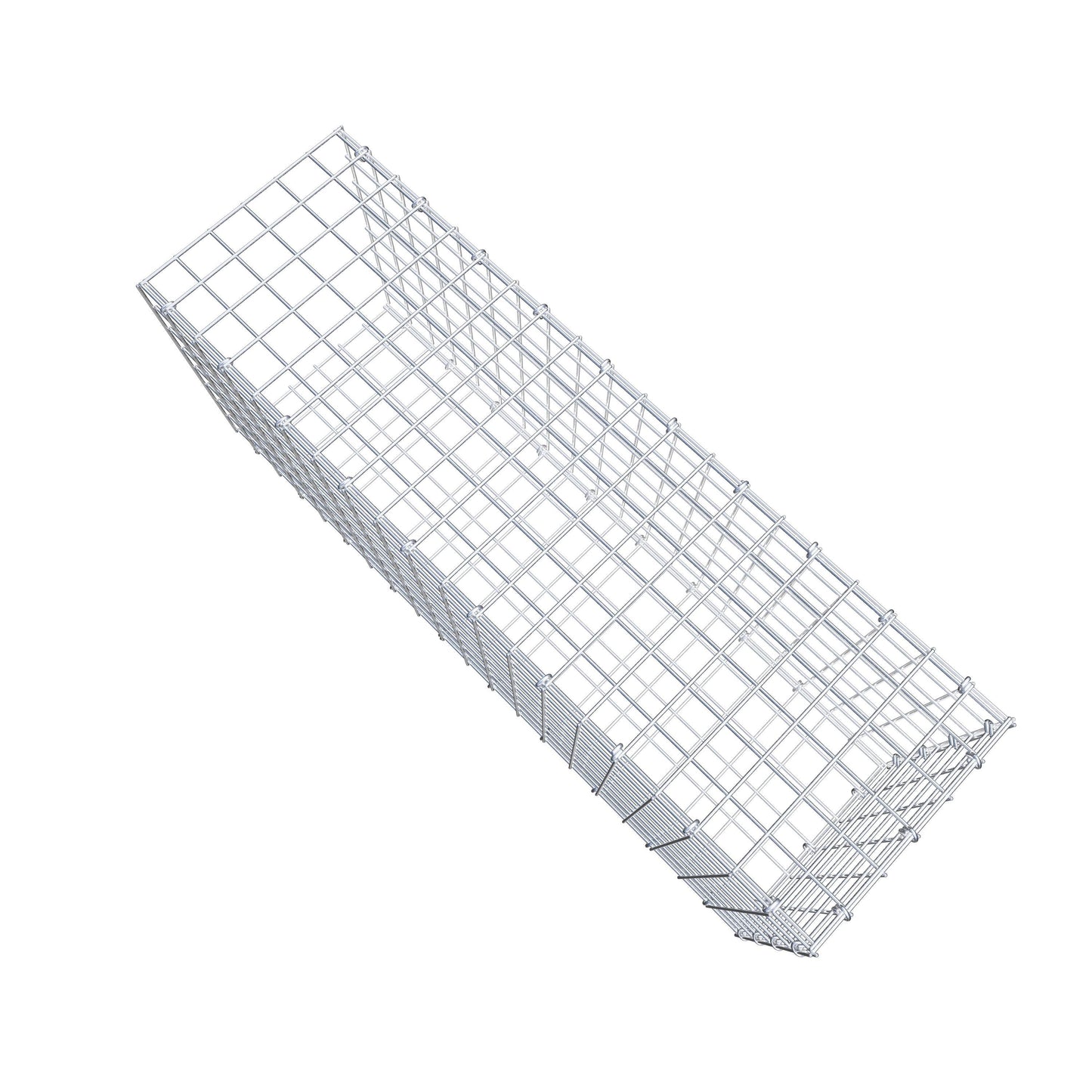 Gavión acoplable tipo 2 100 cm x 40 cm x 30 cm (L x A x P), malla 5 cm x 5 cm, anillo en C