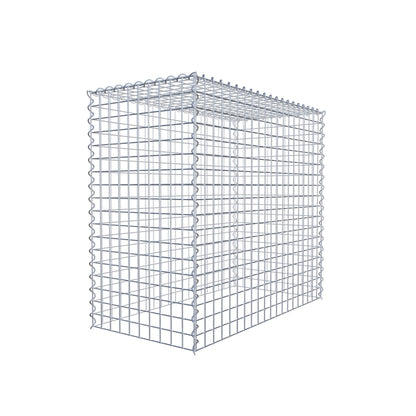 Gabbione aggiuntivo tipo 3 100 cm x 90 cm x 50 cm (L x H x P), dimensione maglia 5 cm x 5 cm, a spirale