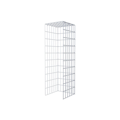 Fourche rapportée type 4 100 cm x 30 cm x 30 cm (L x H x P), mailles 5 cm x 10 cm, anneau C
