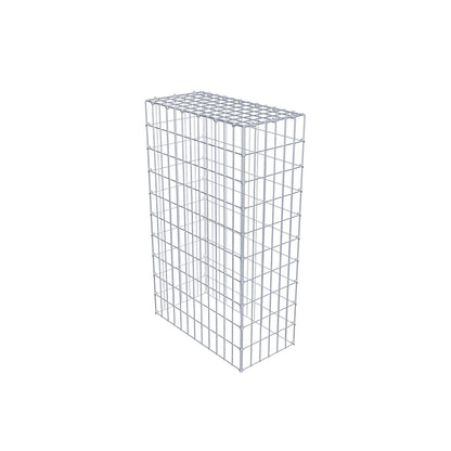 Anbaugabione Typ 3 100 cm x 60 cm x 30 cm (L x H x T), Maschenweite 5 cm x 10 cm, C-Ring