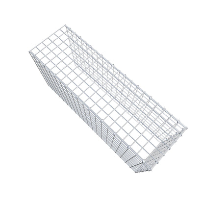 Gavión complementario de tipo 4 100 cm x 50 cm x 30 cm (largo x alto x fondo), malla 5 cm x 5 cm, anillo en C