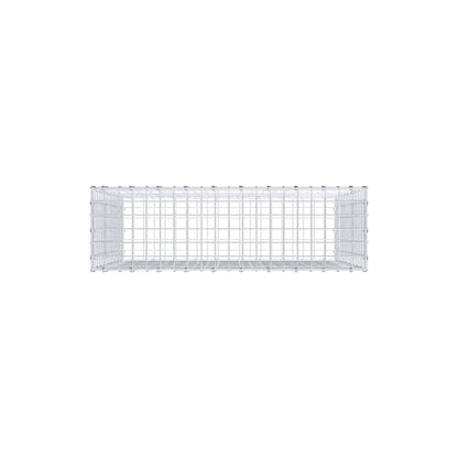 Schanskorf 100 cm x 90 cm x 30 cm (L x H x D), maaswijdte 5 x 5 cm, spiraalring