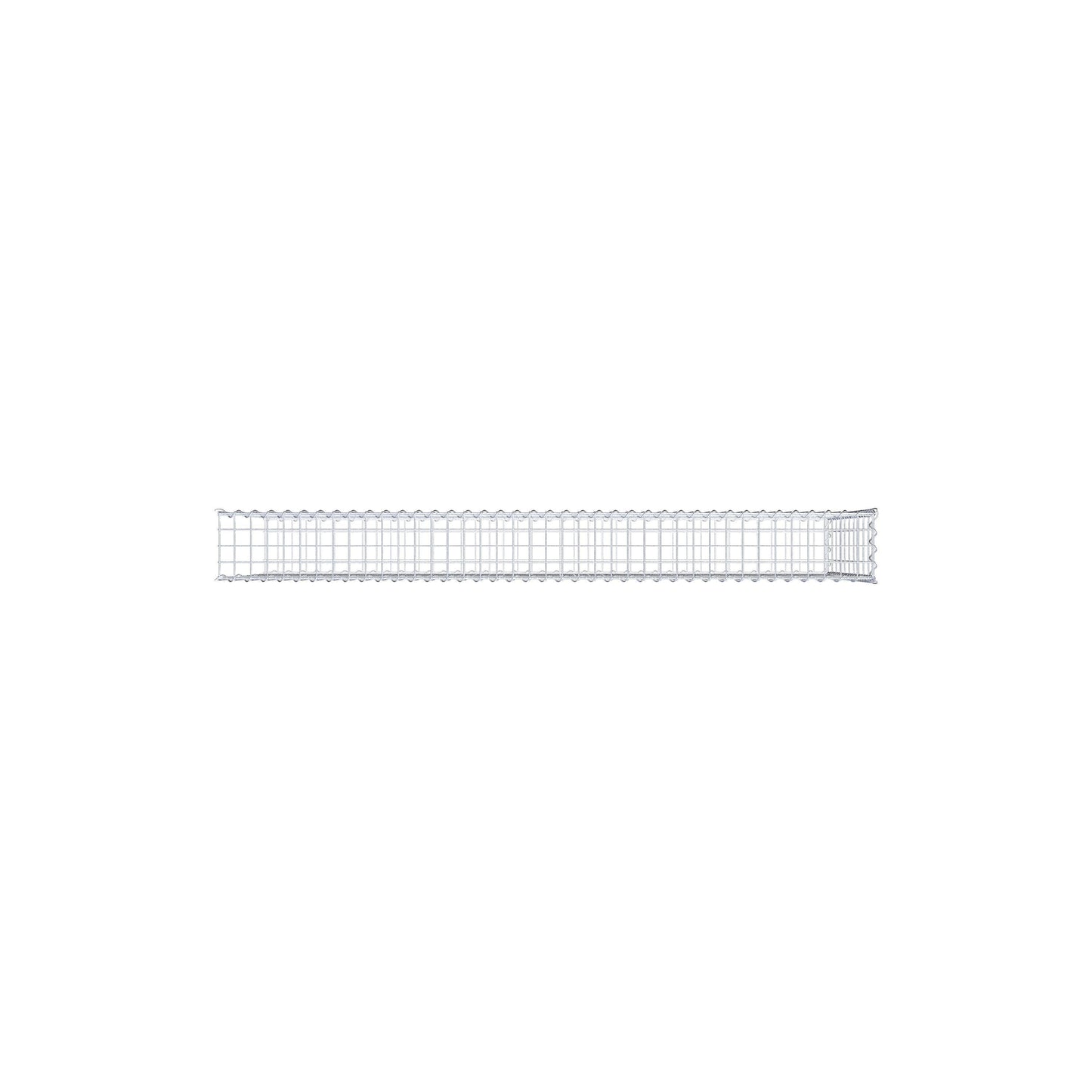 Extra gabion typ 2 200 cm x 100 cm x 20 cm (L x H x D), maskstorlek 5 cm x 10 cm, spiral
