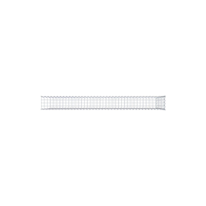 Extra gabion typ 2 200 cm x 100 cm x 20 cm (L x H x D), maskstorlek 5 cm x 10 cm, spiral