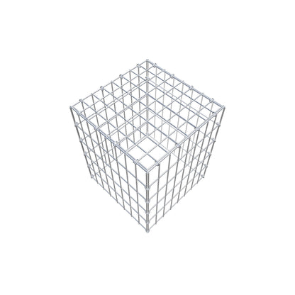 Monteret gabion type 3 50 cm x 40 cm x 40 cm (L x H x D), maskestørrelse 5 cm x 10 cm, C-ring