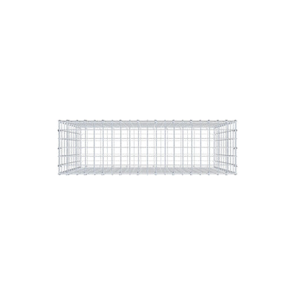 Schanskorf 100 cm x 100 cm x 30 cm (L x H x D), maaswijdte 5 cm x 10 cm, C-ring