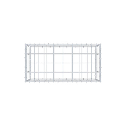 Gabbione 80 cm x 40 cm x 40 cm (L x H x P), maglia 10 cm x 10 cm, anello a C