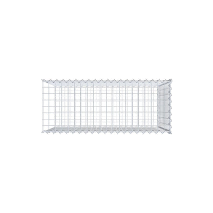 Gabion rapporté type 2 100 cm x 70 cm x 40 cm (L x H x P), mailles 5 cm x 5 cm, spirale