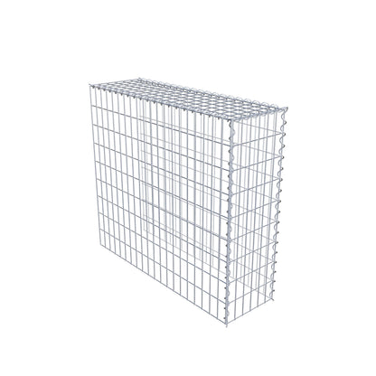 Anbaugabione Typ 4 100 cm x 90 cm x 30 cm (L x H x T), Maschenweite 5 cm x 10 cm, Spirale